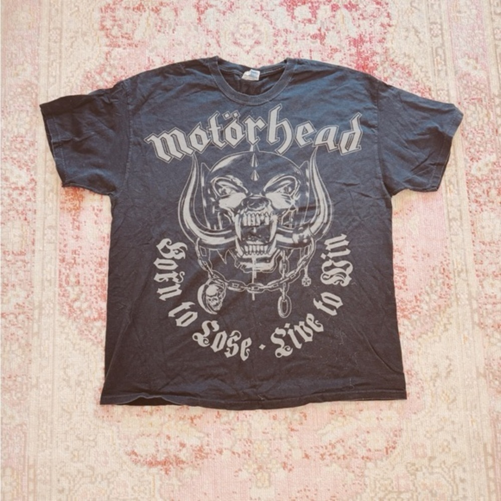 Hanes Black Motorhead Graphic Tee - Picture 1 of 3